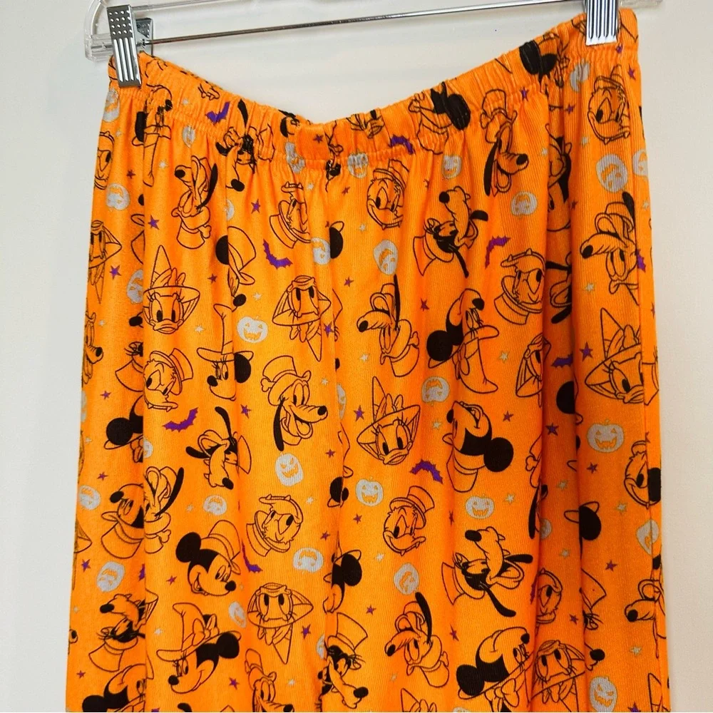 DISNEY Mickey‎ Mouse Halloween Long Sleeved Pajamas Set Women Medium.C27 - Picture 10 of 14